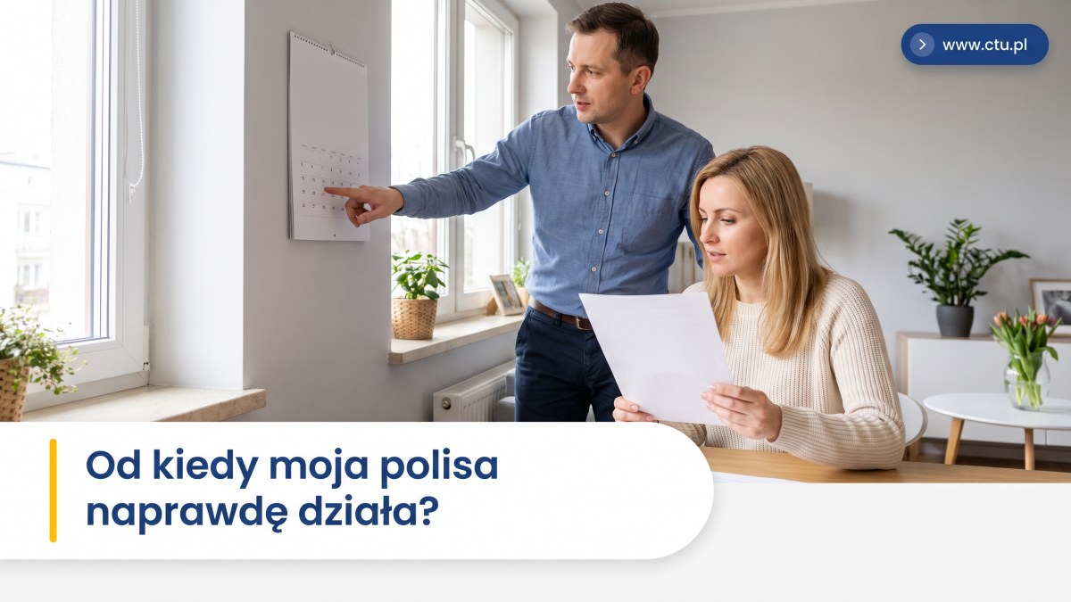 Para w domu sprawdza w polisie i kalendarzu datę rozpoczęcia ochrony